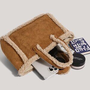 Faux Fur Shoulder Bag